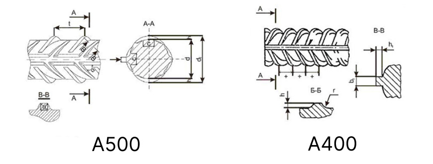 а400 и а500 арматура в чем разница